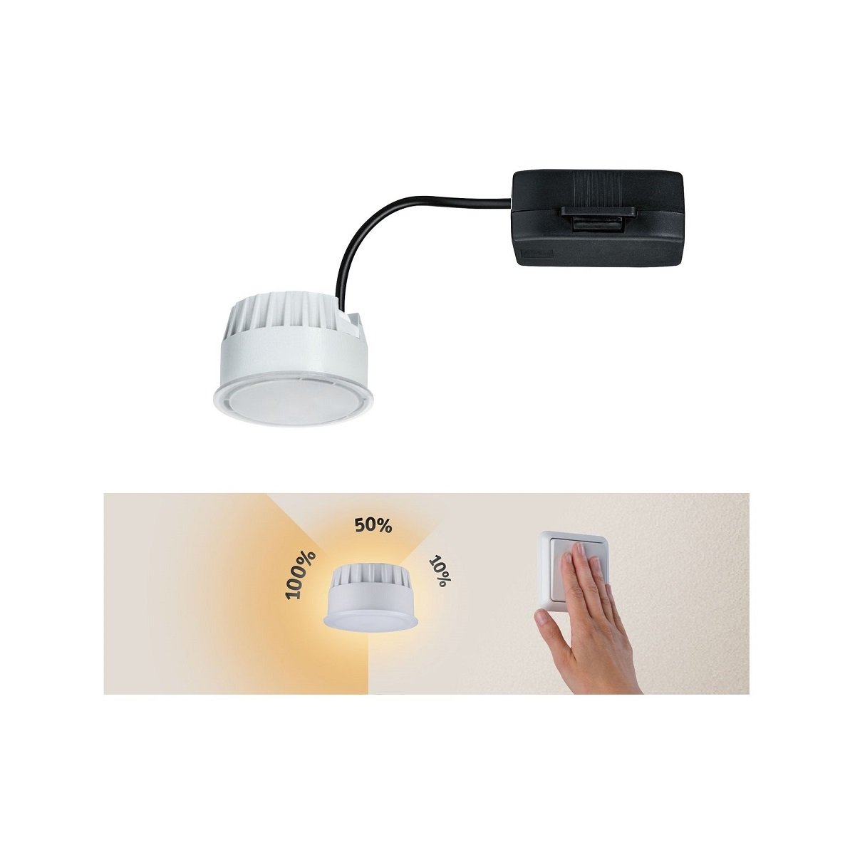 Paulmann No. 93070 LED Modul Nova Coin 6W 2700K Satin 3-Step-Dim
