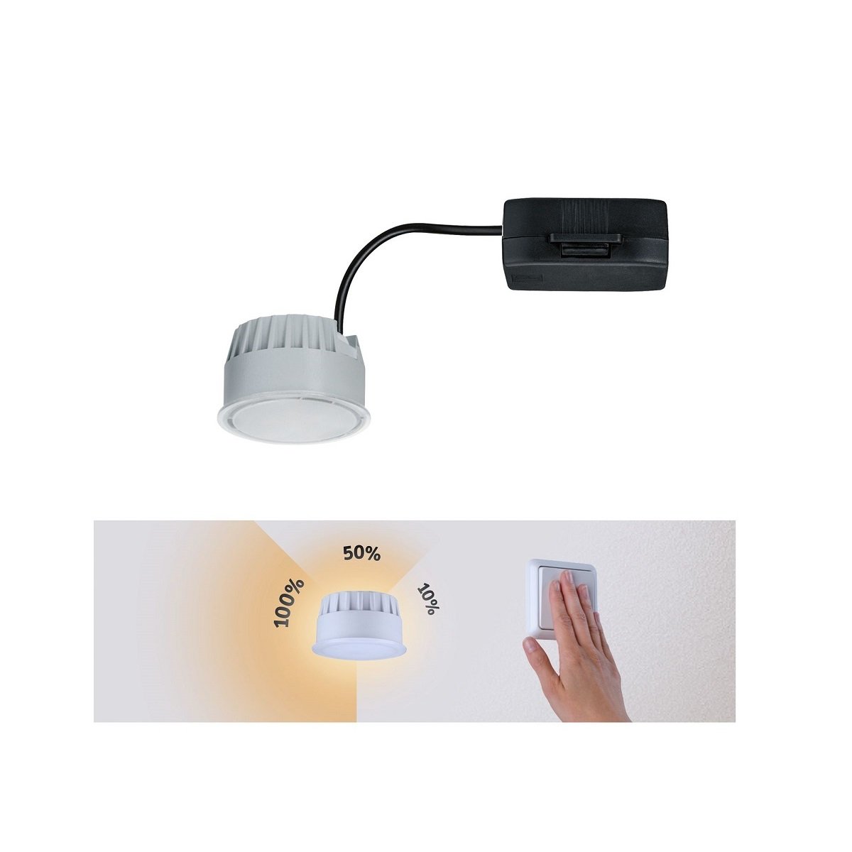 Paulmann No. 93072 LED Modul Nova Coin 6W 4000K Satin 3-Step-Dim