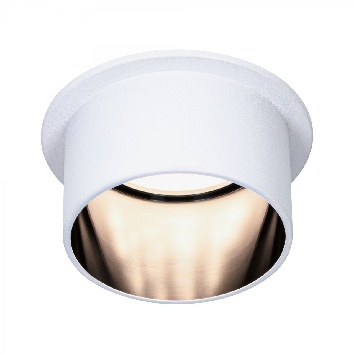 Paulmann No. 93376 LED Einbauleuchte Gil 6W IP44 2700K Wei� Schwarz 3-Stufen dimmbar