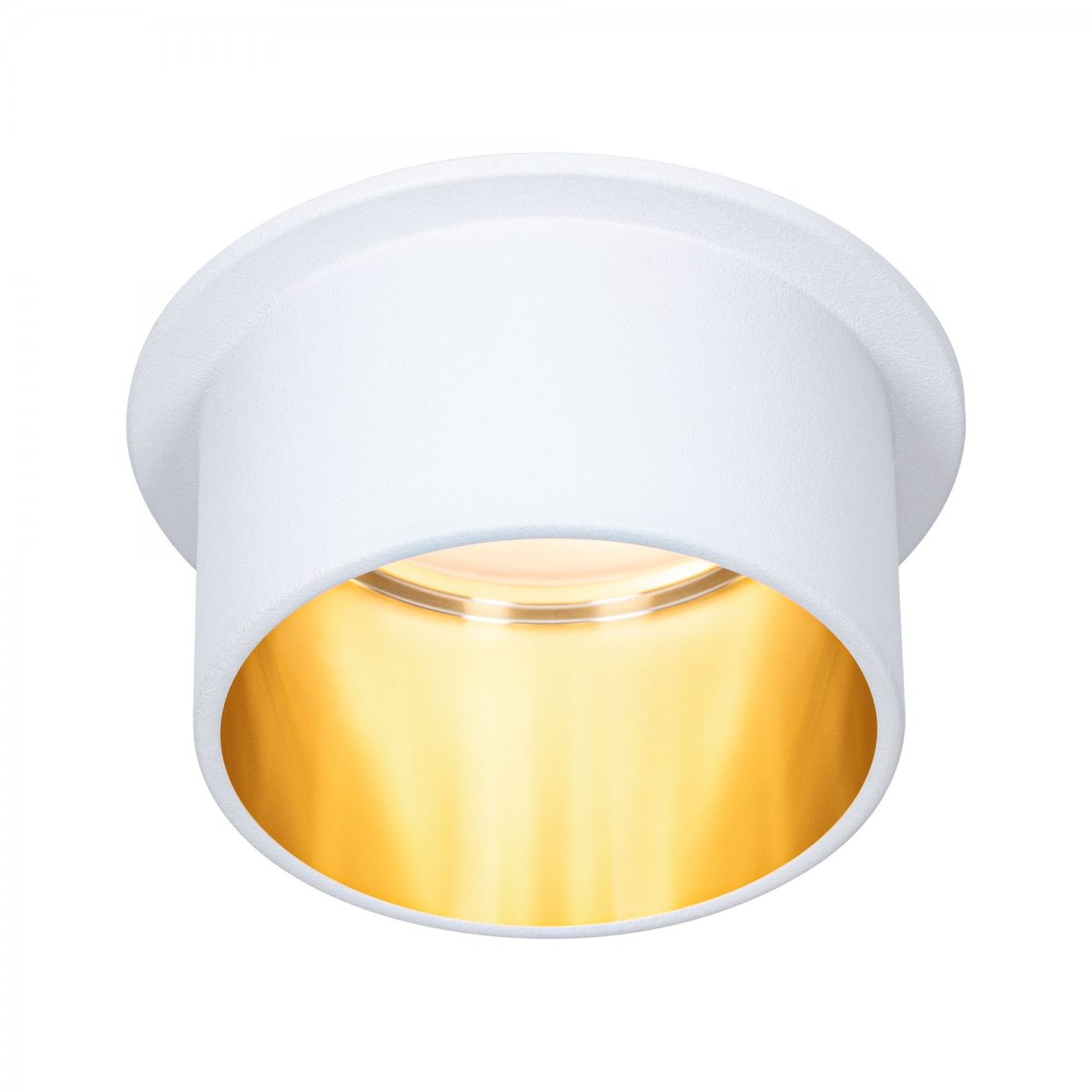 Paulmann No. 93380 LED Einbauleuchte Gil 6W IP44 2700K Wei� Gold 3-Stufen dimmbar