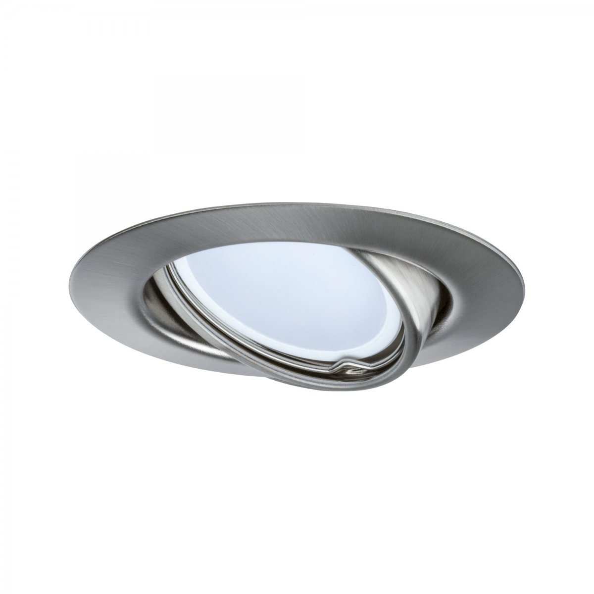 Paulmann No. 93412 LED Einbauleuchte Base schwenkbar 1 x 5W Eisen geb�rstet