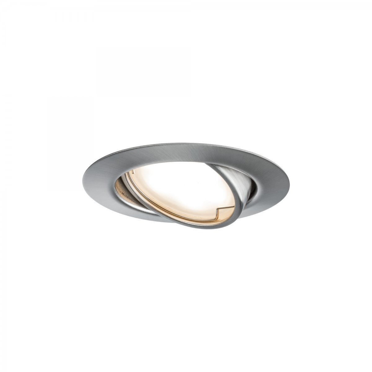 Paulmann No. 93414 LED Einbauleuchte Base schwenkbar 1 x 5W Eisen geb�rstet