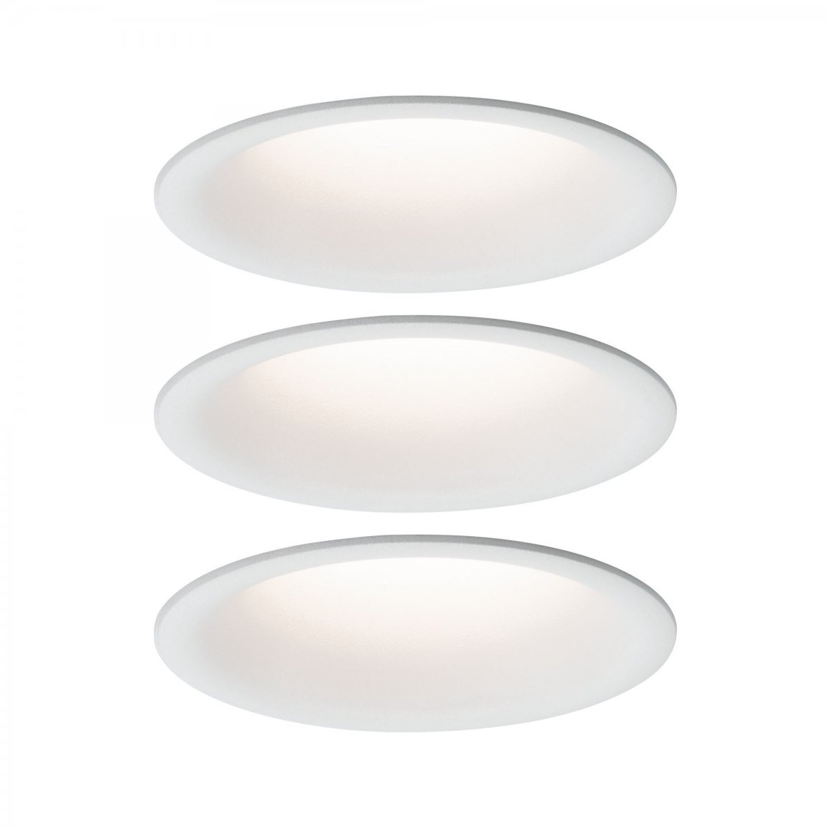 Paulmann No. 93415 Einbauleuchte LED Cymbal 3-Set Wei� matt blendfrei dimmbar