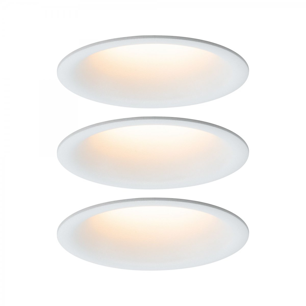 Paulmann No. 93419 Einbauleuchte LED Cymbal 3-Set Wei� matt blendfrei dimmbar
