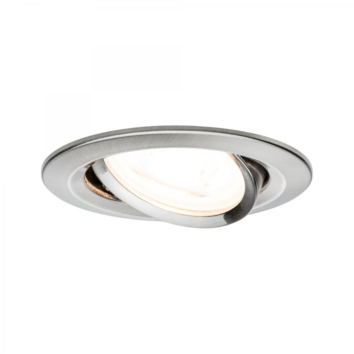 Paulmann No. 93464 Einbauleuchte LED Nova 1x6,4W GU10 Eisen geb�rstet 3-Stufen dimmbar