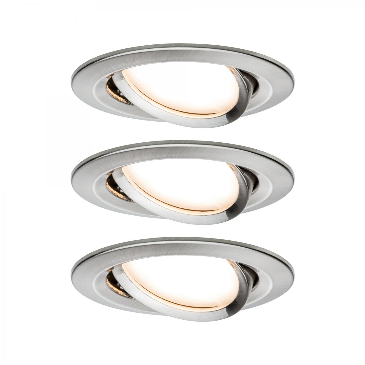 Paulmann No. 93483 Einbauleuchte LED Coin Nova rund 6W Eisen 3-Stufen dimmbar