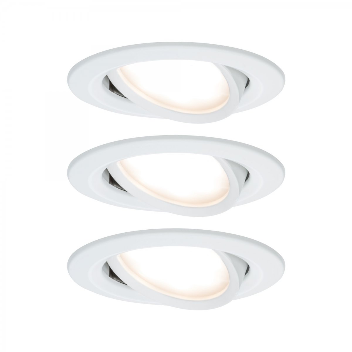 Paulmann No. 93485 Einbauleuchte LED Coin Nova rund 6W Weiß matt 3-Stufen  dimmbar --> Leuchten & Lampen online kaufen
