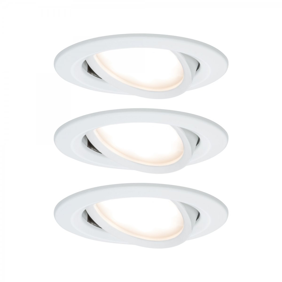 Paulmann No. 93485 Einbauleuchte LED Coin Nova rund 6W Wei� matt 3-Stufen dimmbar