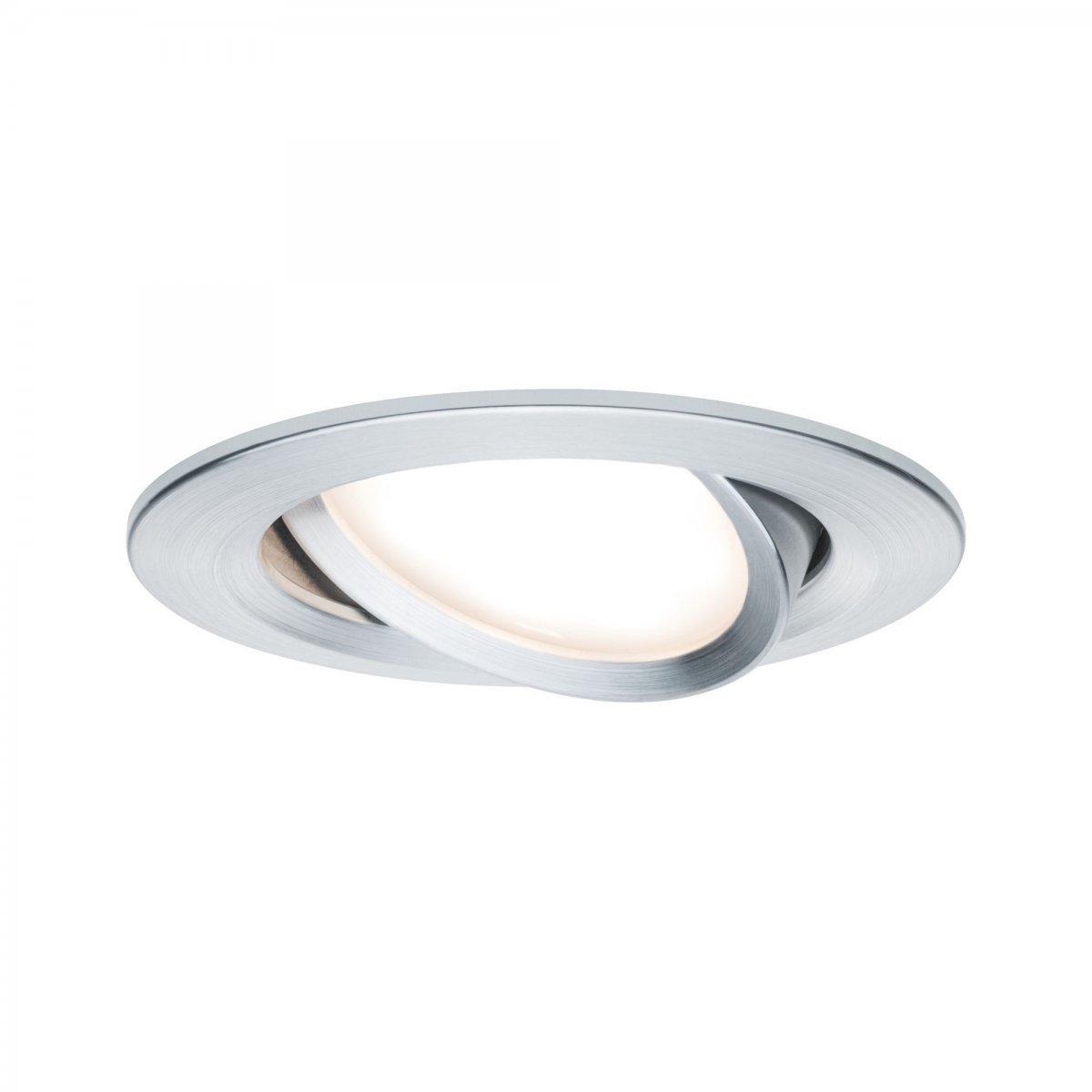 Paulmann No. 93486 Einbauleuchte LED Coin Nova rund 6W Alu gedreht 3-Stufen dimmbar