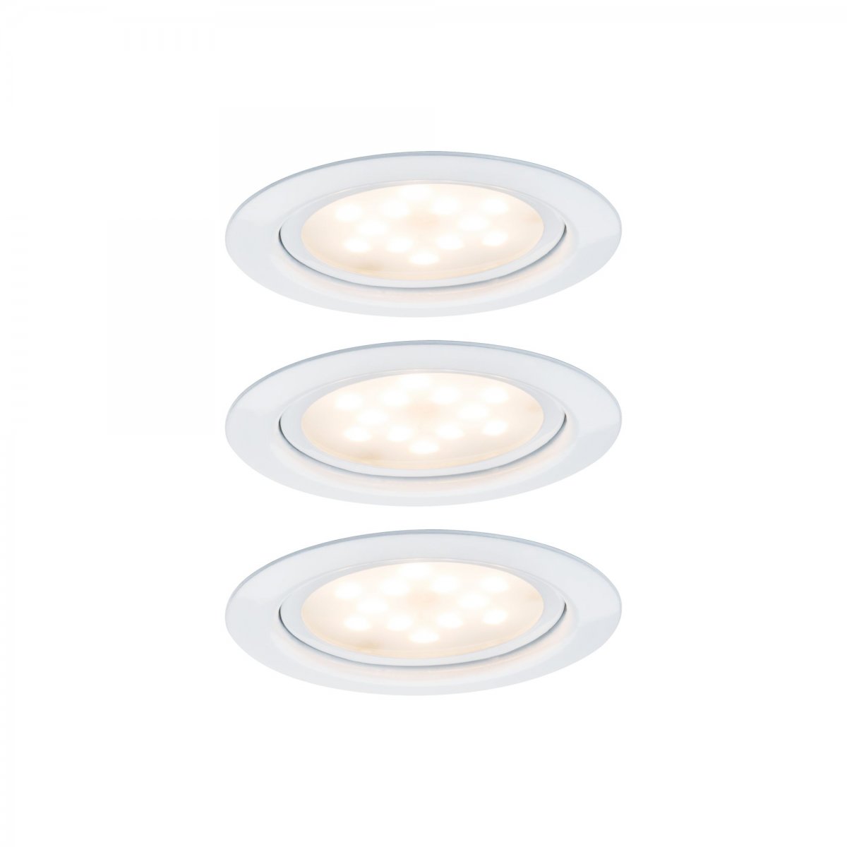 Paulmann No. 93554 M�beleinbauleuchten-Set Micro Line LED Wei�, 3er Set