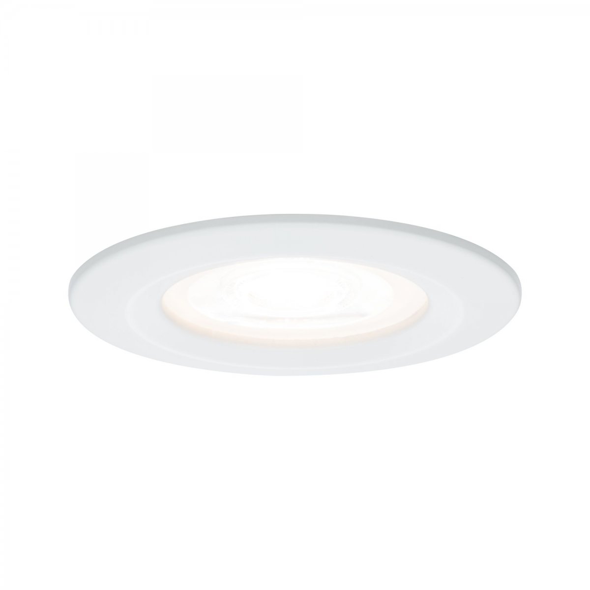 Paulmann No. 93631 Einbauleuchte Nova IP44 rund Wei� matt 1er-Set, max. 35W GU10