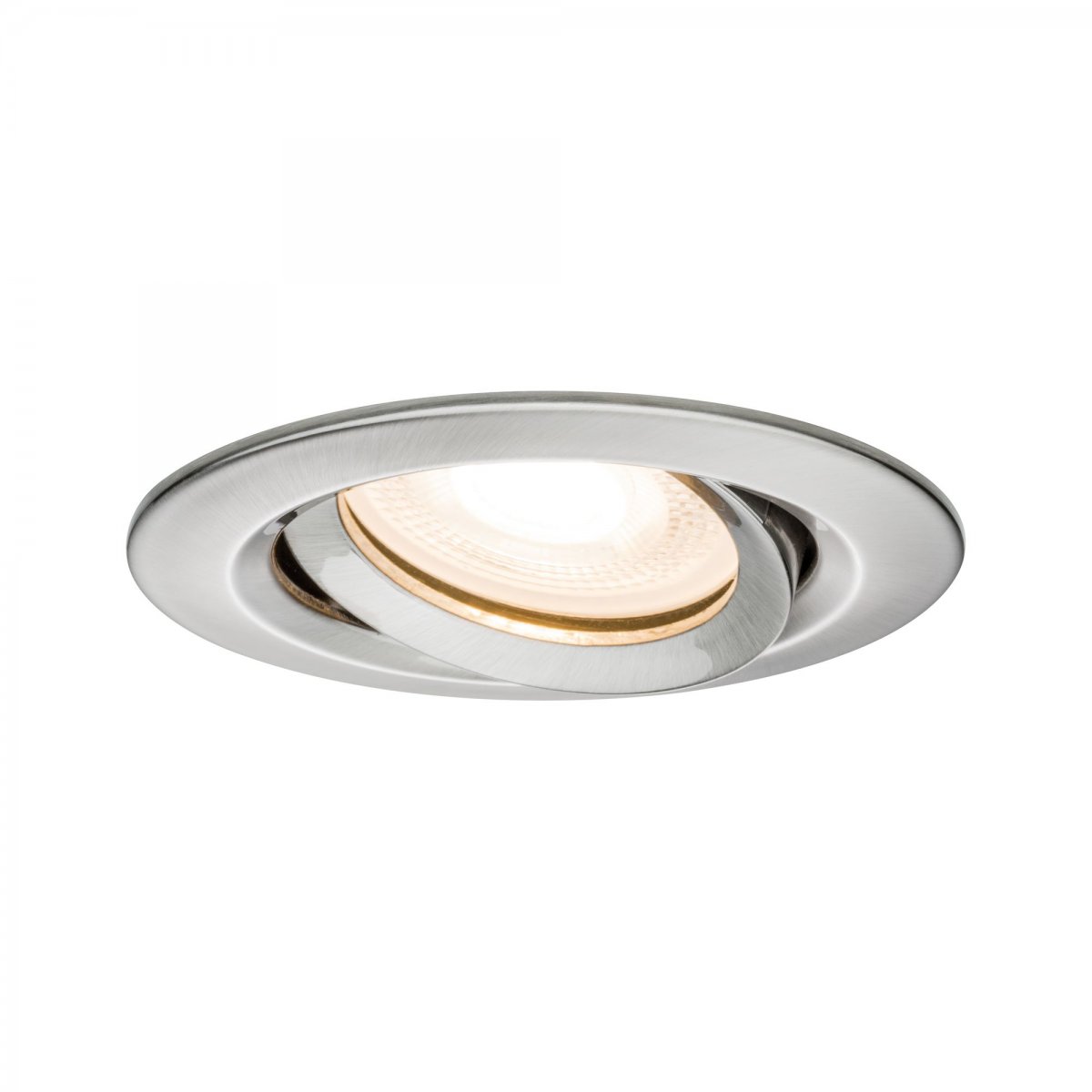Paulmann No. 93662 Einbauleuchte LED Nova IP65 rund max. 35W Eisen geb�rstet 1er-Set schwenkbar