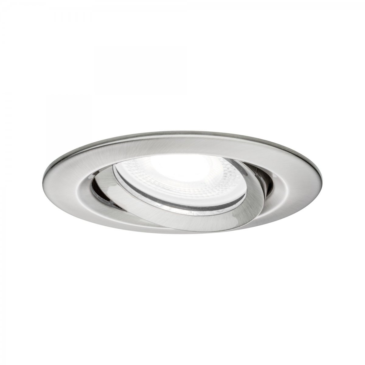 Paulmann No. 93671 Einbauleuchte LED Nova Plus GU10 6W Eisen geb�rstet schwenkbar dimmbar