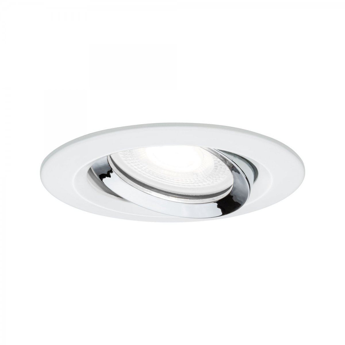 Paulmann No. 93673 Einbauleuchte LED Nova Plus GU10 6W Wei� Chrom schwenkbar dimmbar
