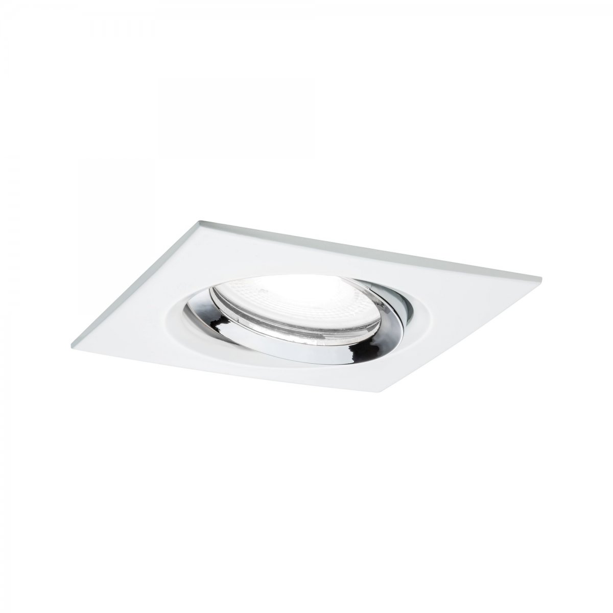 Paulmann No. 93674 Einbauleuchte LED Nova Plus GU10 6W Wei� Chrom schwenkbar dimmbar