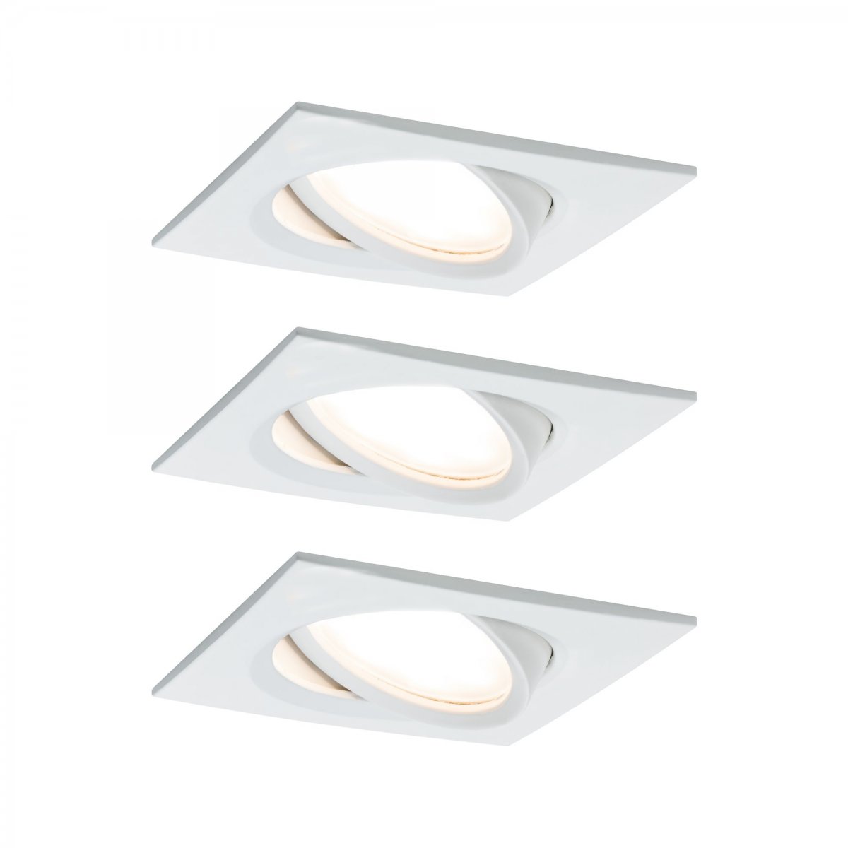 Paulmann No. 93678 Einbauleuchten Set LED Nova Plus 3x6W Wei� dimmbar