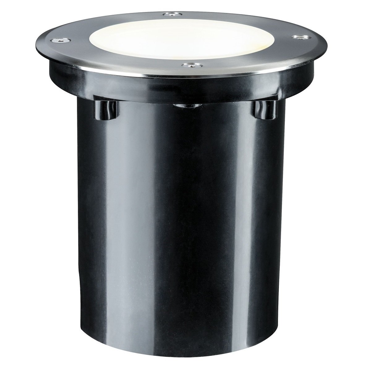 Paulmann No. 93907 Plug&Shine Bodeneinbauleuchte IP67 Warmwei� 20� 6W Silber schwenkbar