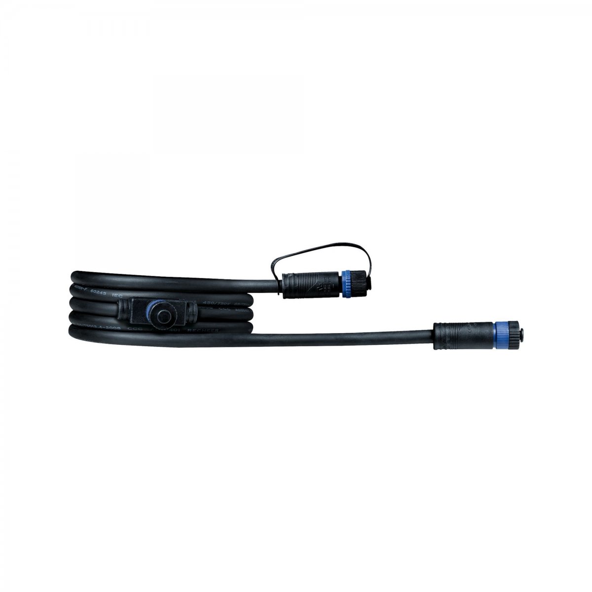Paulmann No. 93926 Plug&Shine Connector IP68 2m Schwarz zwei Anschl�sse