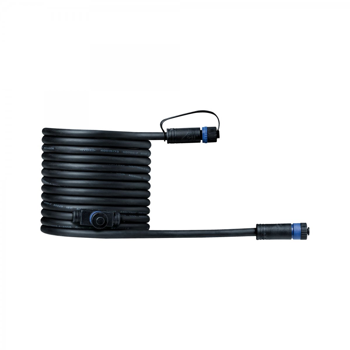 Paulmann No. 93927 Plug&Shine Connector IP68 5m Schwarz zwei Anschl�sse