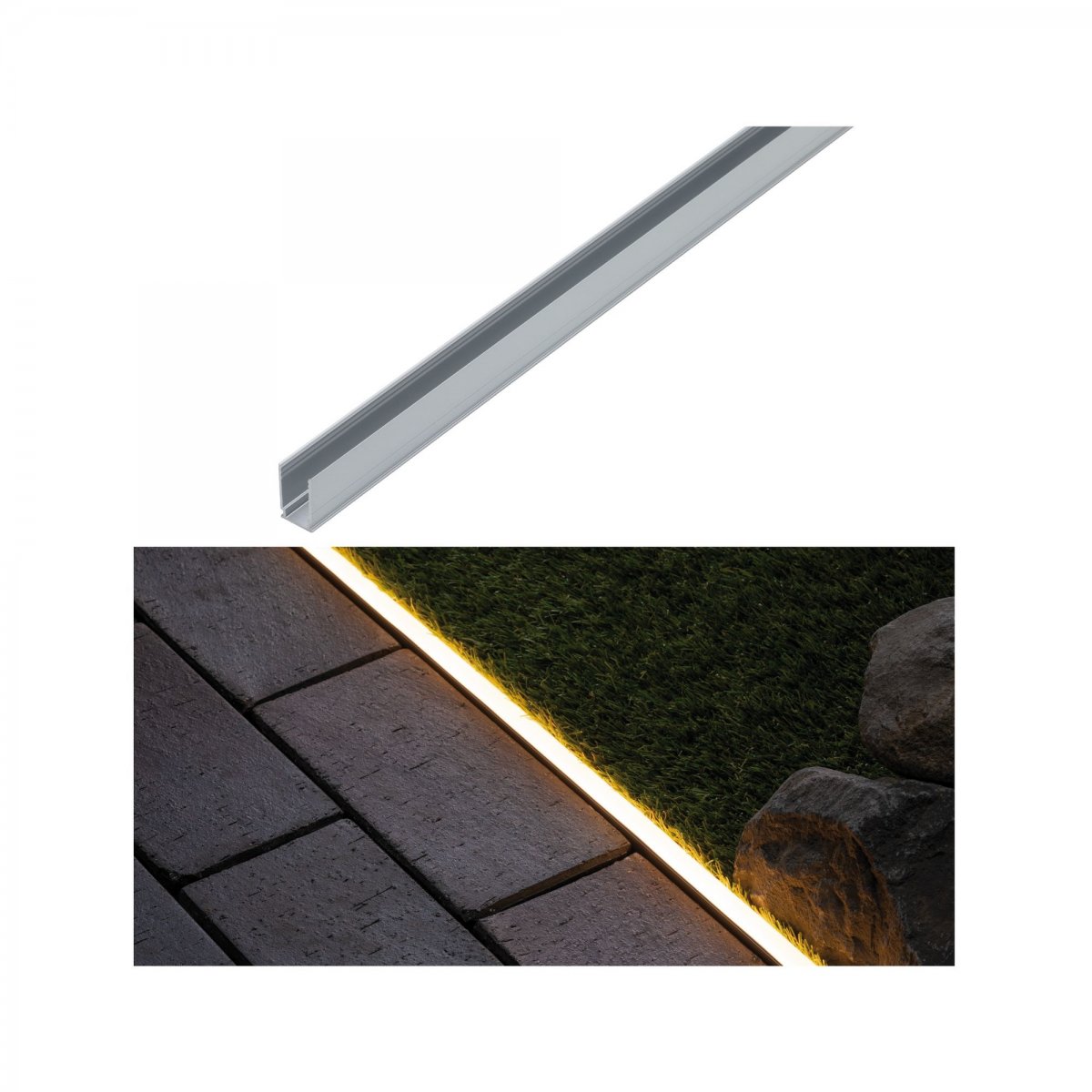 Paulmann No. 94216 Plug&Shine Neon LED Stripe Aluminiumprofil 1m
