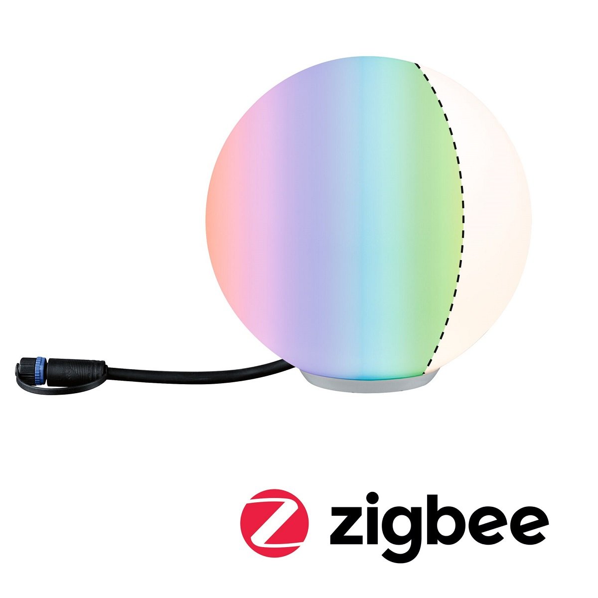 Paulmann No. 94269 Plug&Shine Zigbee RGBW Lichtobjekt Globe 20cm 2,8W 24V