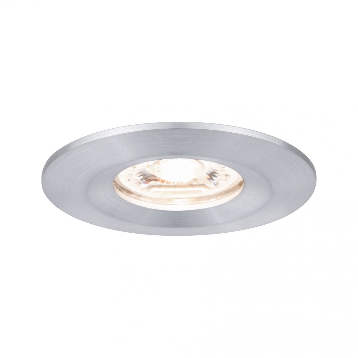 Paulmann No. 94304 Einbauleuchte Nova mini starr IP44 4W 2.700K Alu gedreht 230V