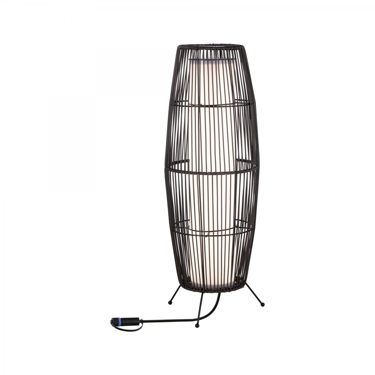 Paulmann No. 94320 Plug&Shine Lichtobjekt Basket IP44 60cm Braun