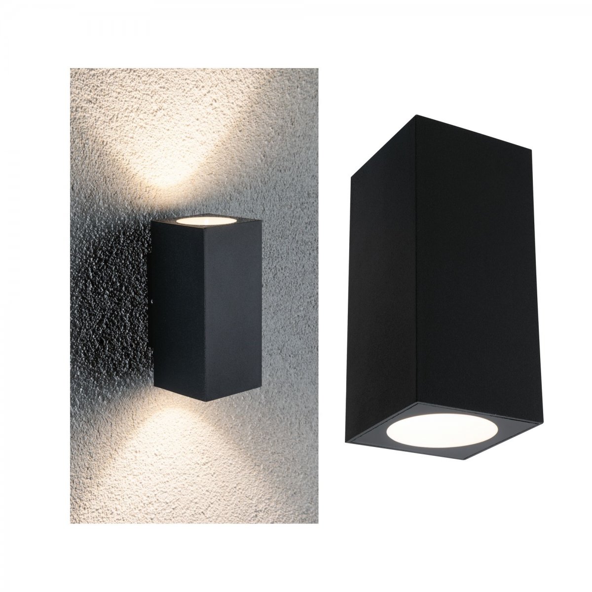 Paulmann No. 94328 House Au�enwandleuchte Flame IP44 2-flammig 3000K anthrazit
