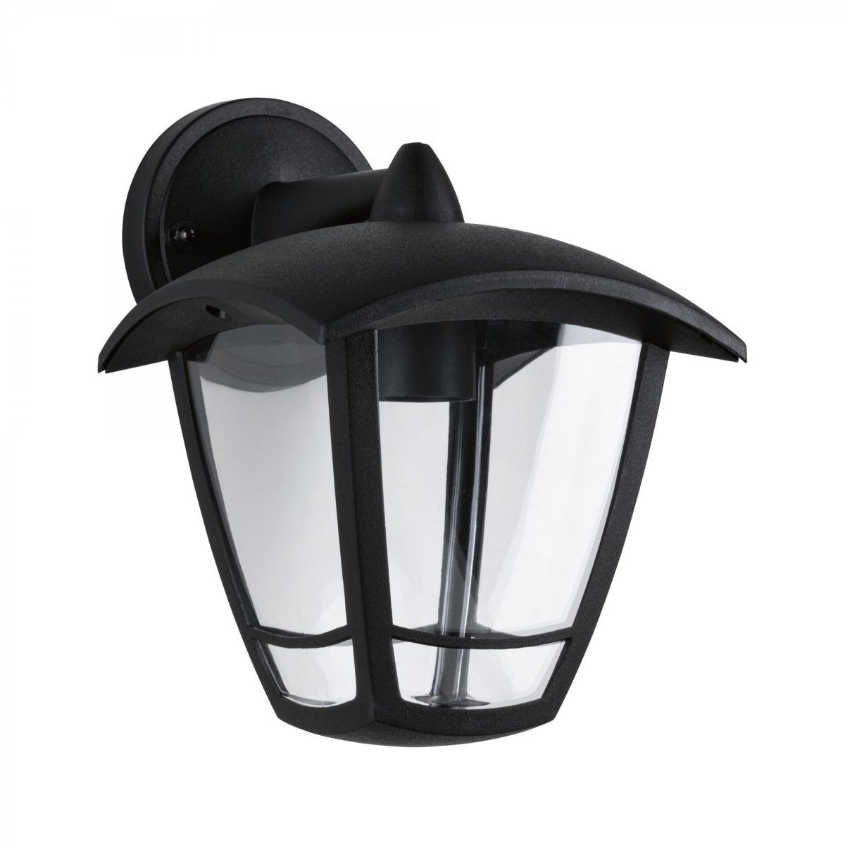Paulmann No. 94392 House Wandleuchte Classic curved IP44 max. 1x12W E27 schwarz 230V