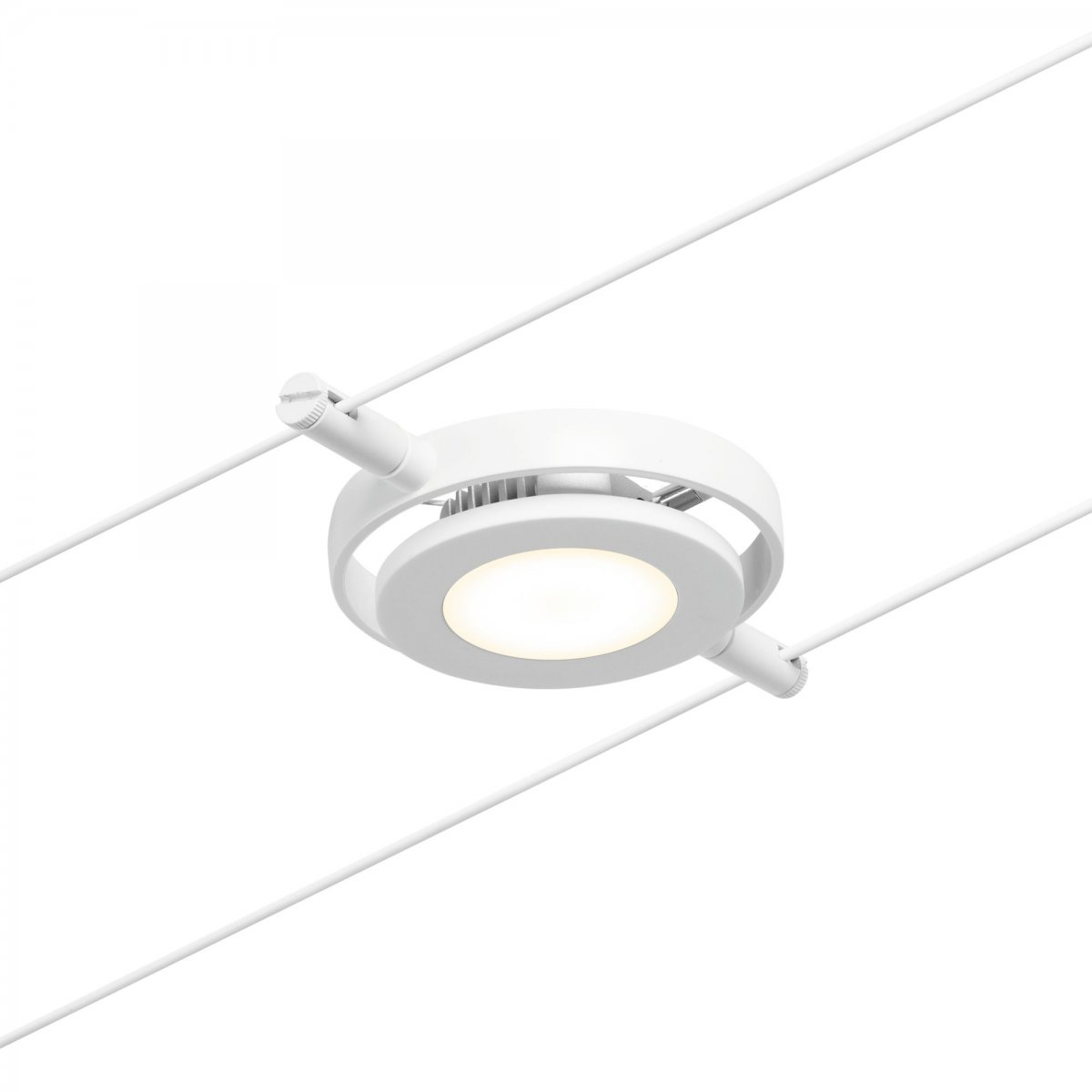 Paulmann No. 94417 Seilsystem Spot RoundMac Wei� Chrom DC 3000K