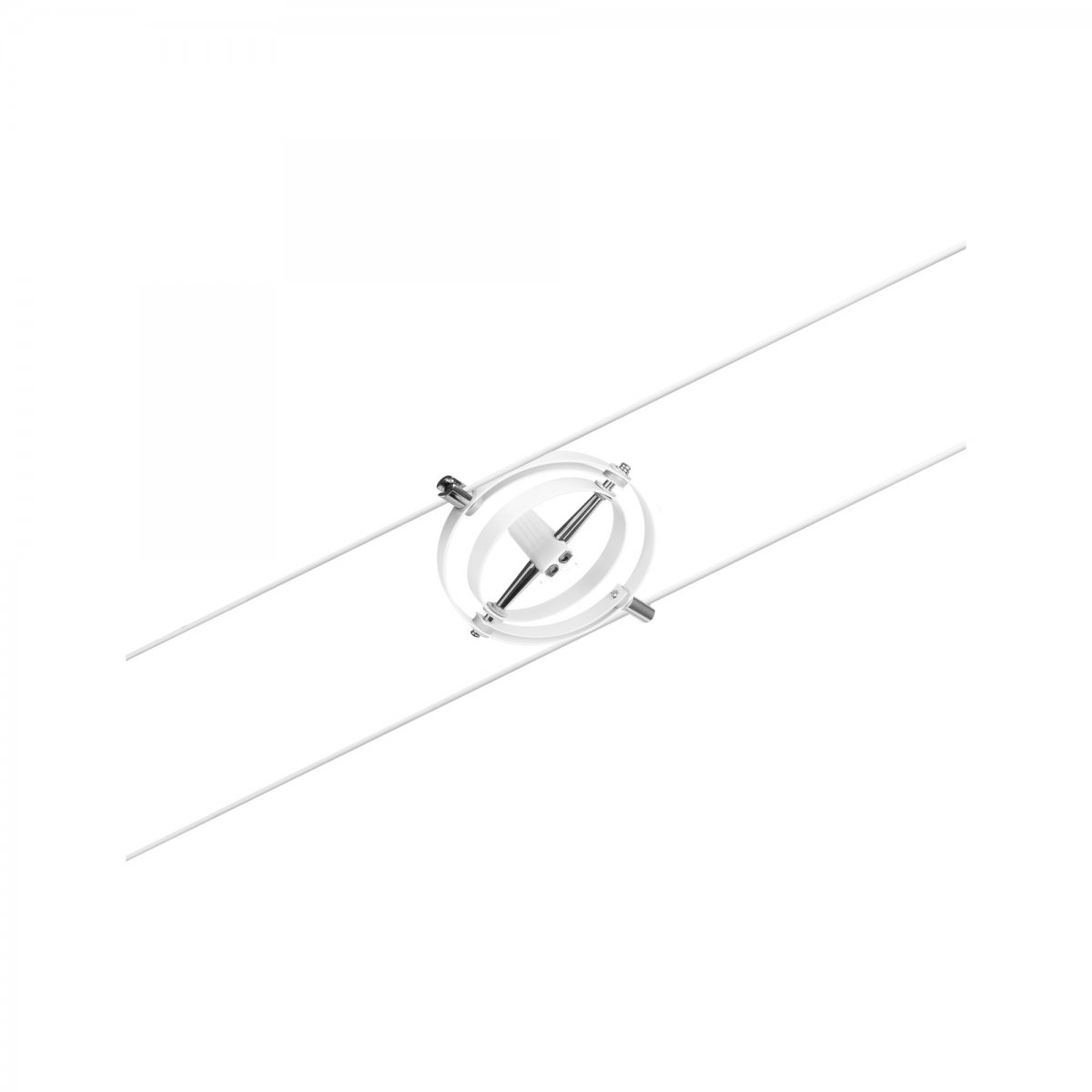 Paulmann No. 94439 Seilsystem Cardan Spot Wei� ohne Leuchtmittel DC GU5,3