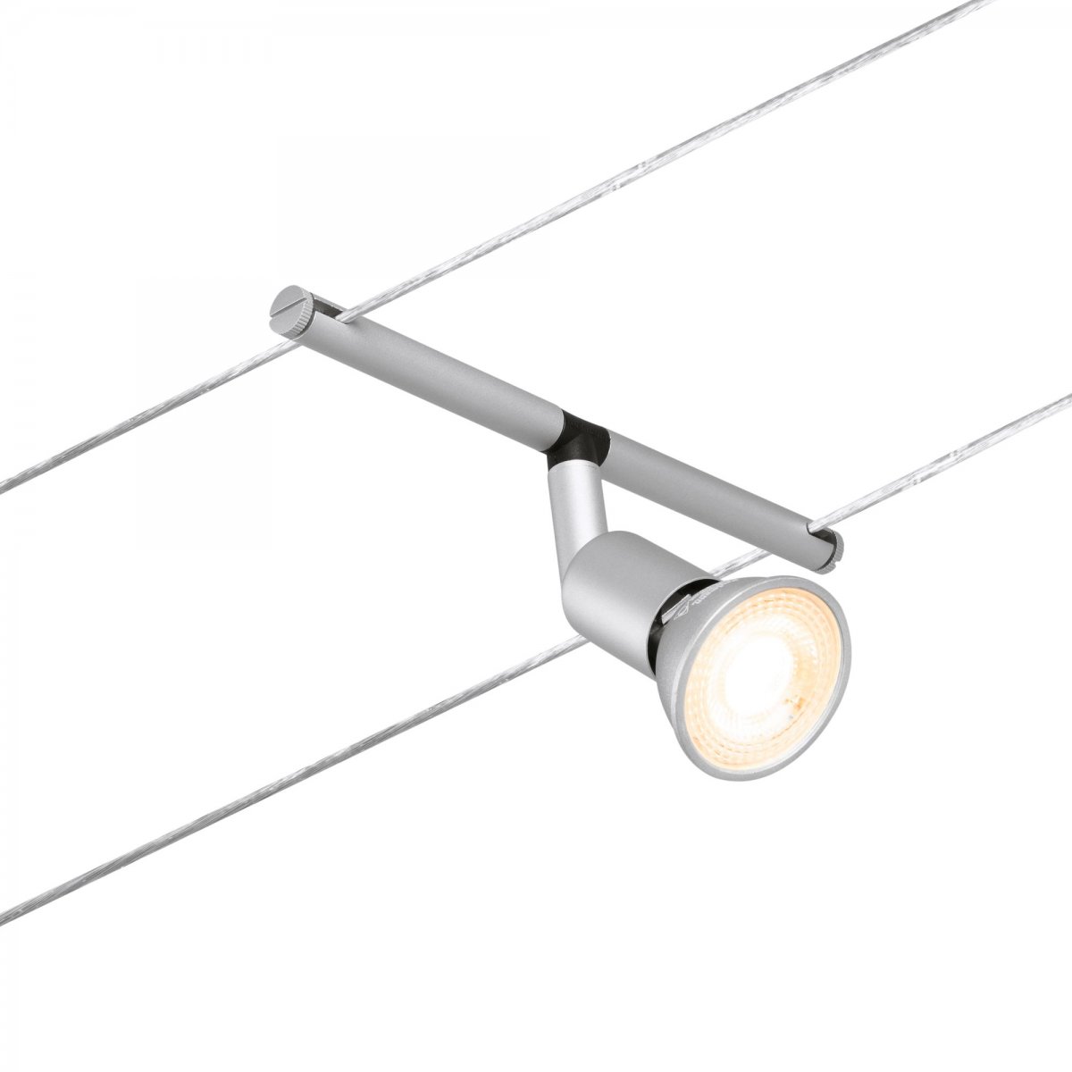 Paulmann No. 94443 Seilspot Salt Chrom matt ohne Leuchtmittel max. 10W GU5,3 DC 60VA