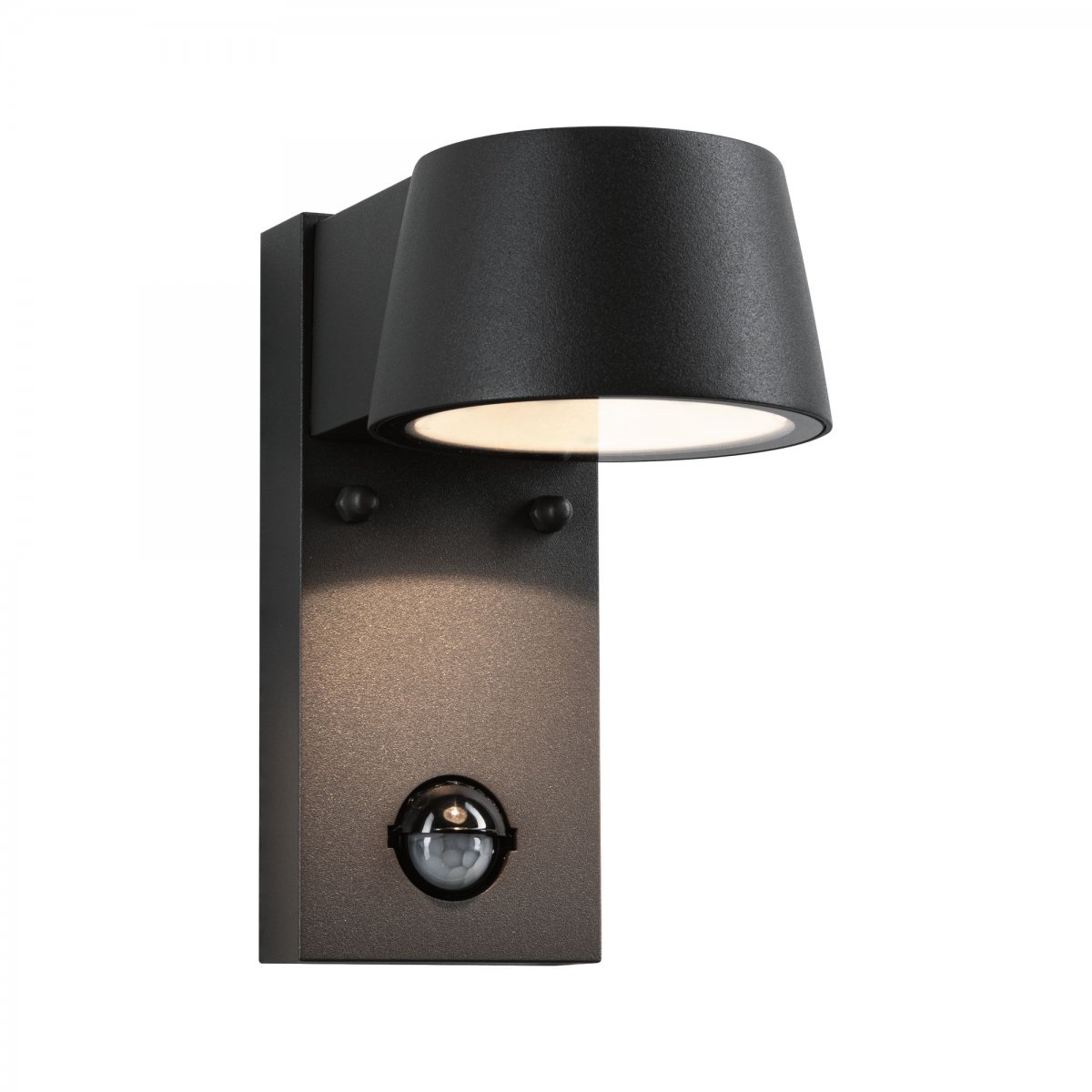 Paulmann No. 94453 Outdoor Wandleuchte Capea Schwarz IP44 mit Sensor