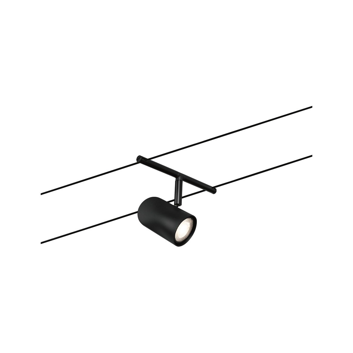 Paulmann No. 94470 Seilsystem Cup Einzelspot Schwarz max.10W 12V