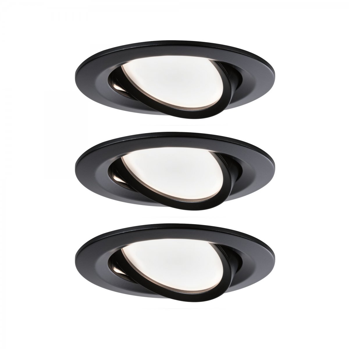 online Einbauleuchte LED Lampen IP23 & Nova 3x6,5W 94471 schwenkbar Leuchten schwarz Paulmann --> kaufen No. im rund