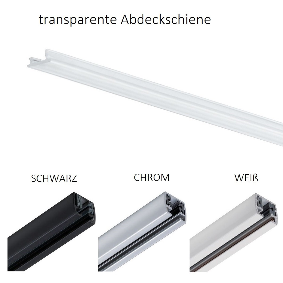 Paulmann No. 95126 URail Schienensystem Zubeh�r Abdeckschiene 68cm transparent