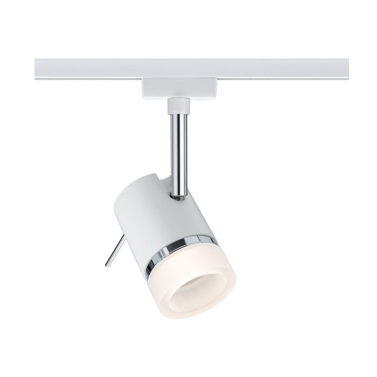 Paulmann No. 95363 URail Spot Pipe Wei�,Chrom ohne Leuchtmittel, max. 10W GU10