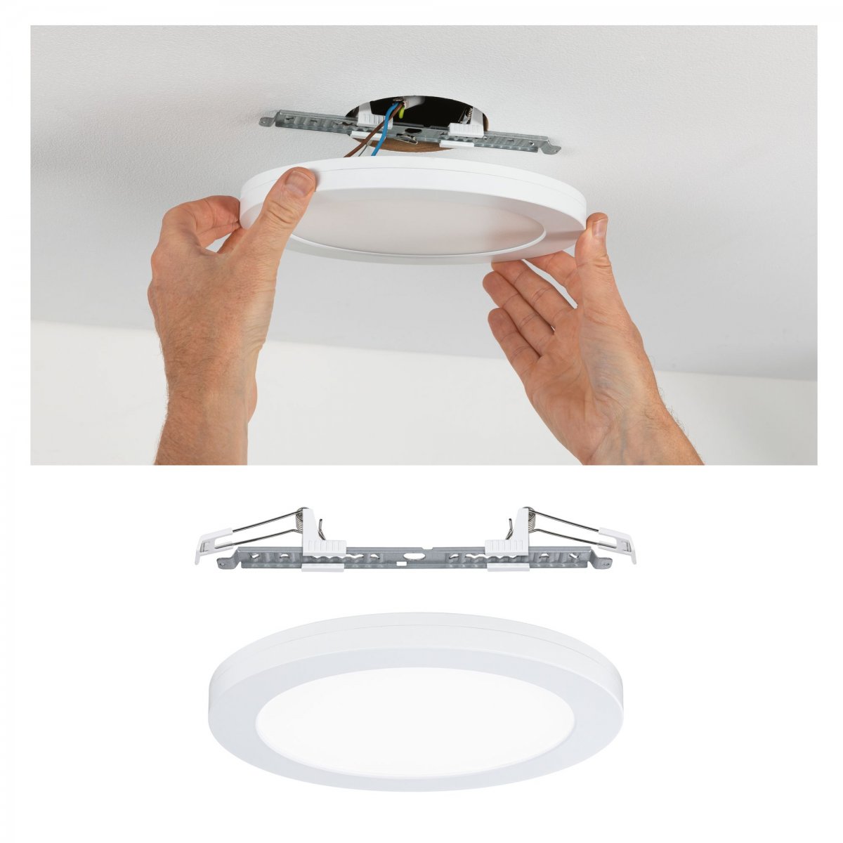 Paulmann No. 95389 LED Einbaupanel Cover-it rund 225mm 4000K