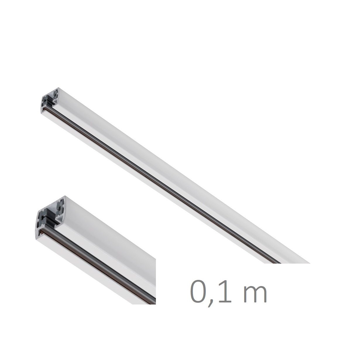 Paulmann No. 95498 URail Schienensystem Zubeh�r Schiene 0,1m 230V, Wei�