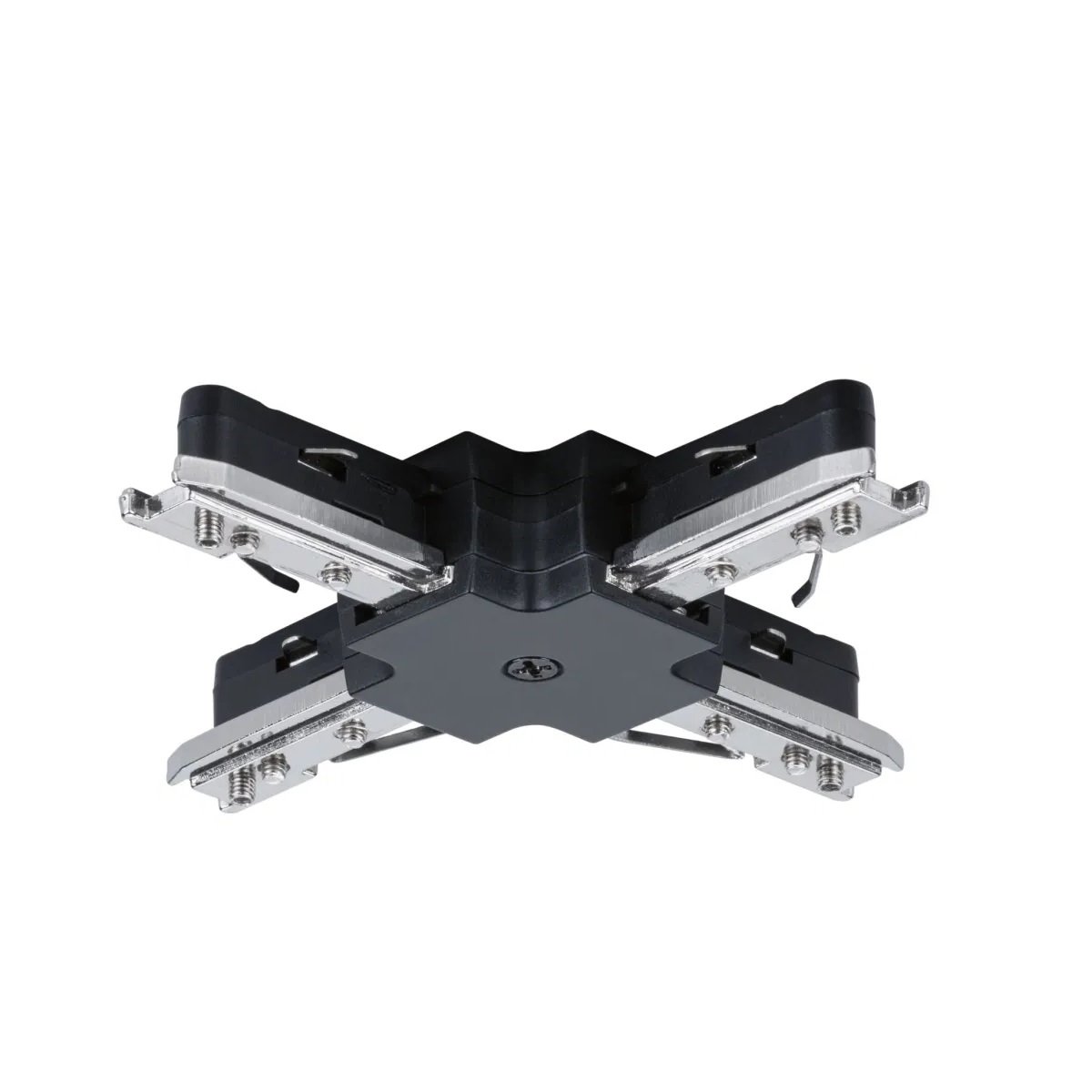 Paulmann No. 96908 URail schwarzes Schienensystem X-Verbinder schwarz 230 V