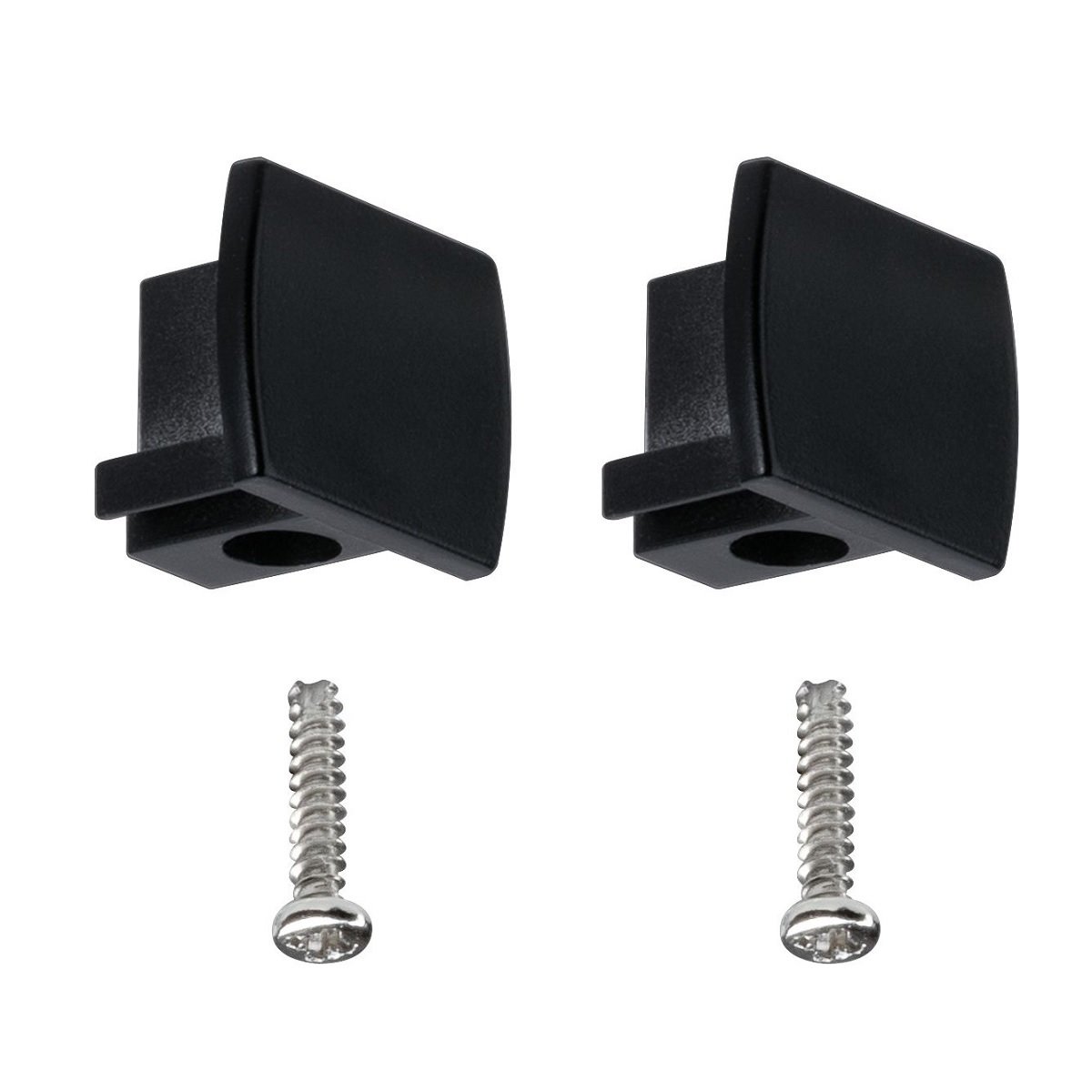 Paulmann No. 96961 URail Schienensystem Zubeh�r Endkappe 2er-Pack Schwarz