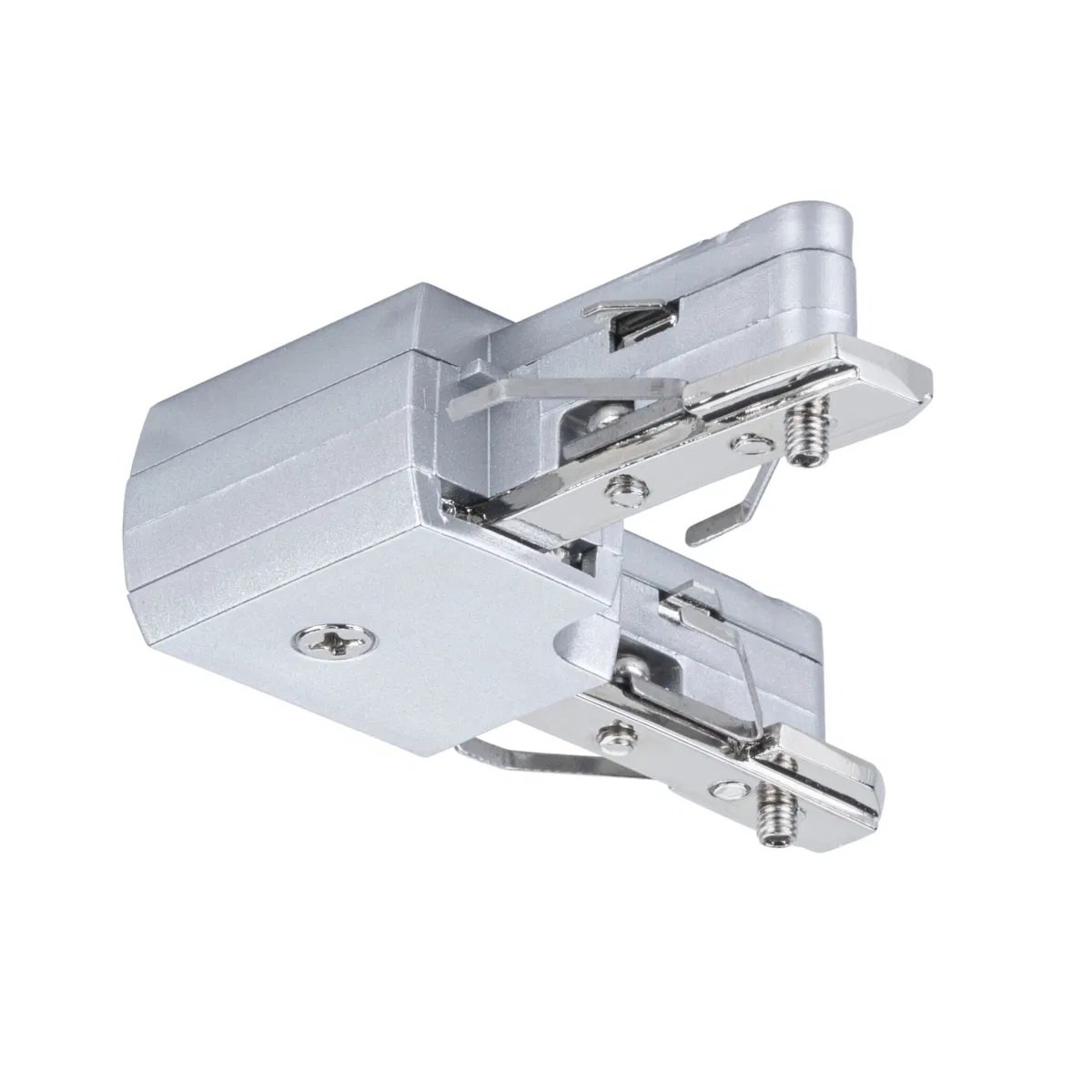Paulmann No. 97648 URail Schienensystem Zubeh�r L-Verbinder 230V, Chrom matt