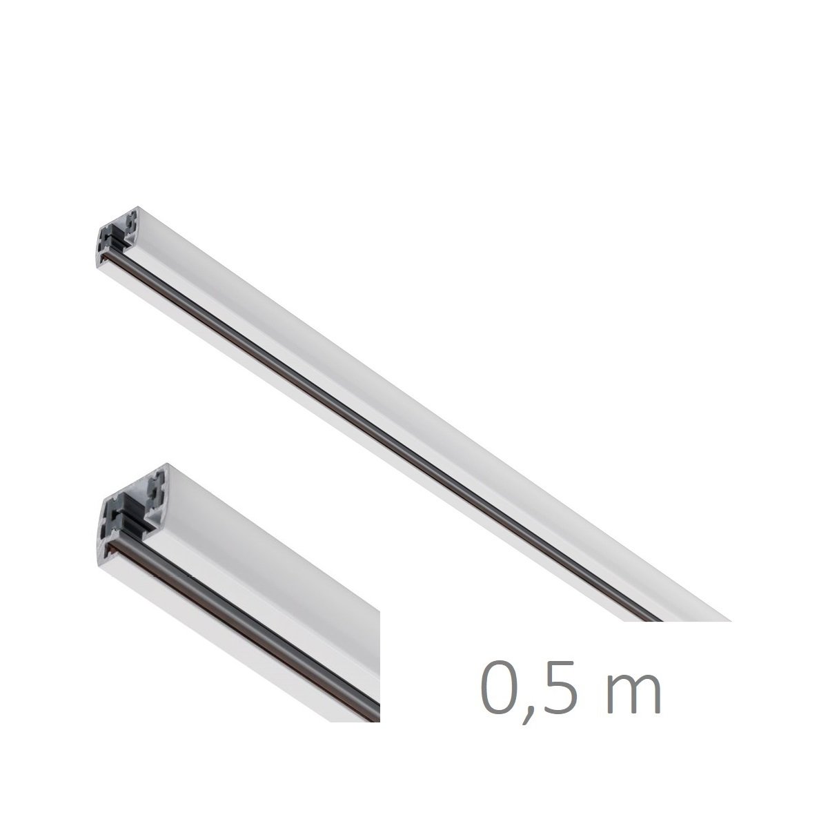 Paulmann No. 97682 URail Schienensystem Zubeh�r Schiene 0,5 m 230V, Wei�