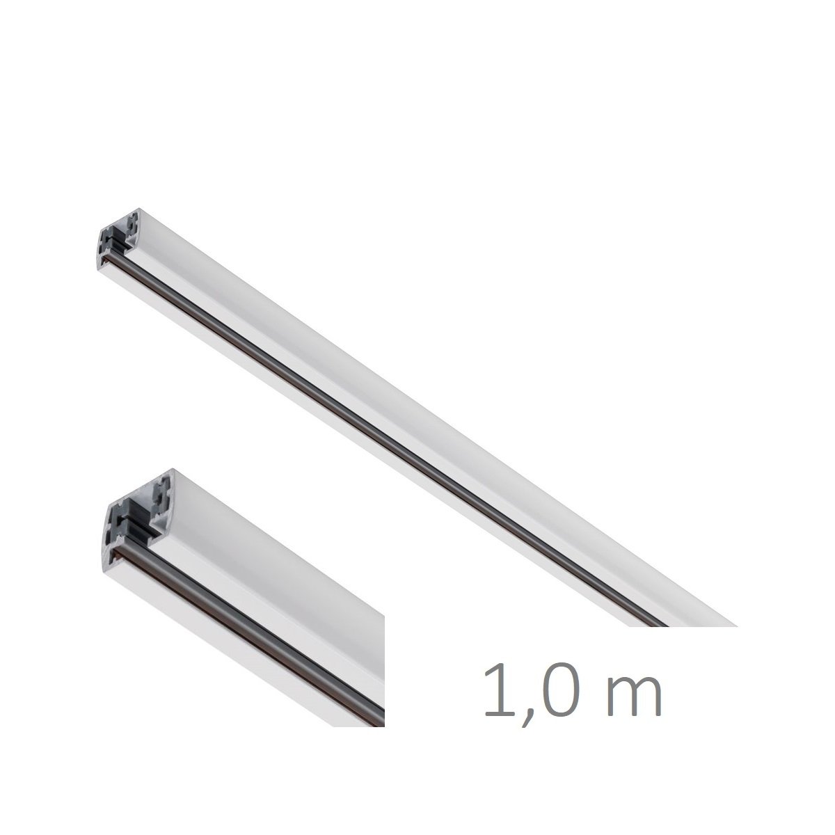 Paulmann No. 97683 URail Schienensystem Zubeh�r Schiene 1m 230V, Wei�