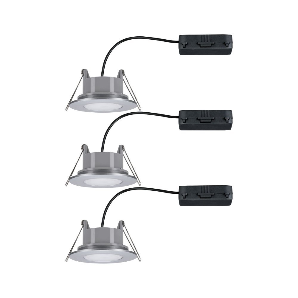 Paulmann No. 99929 Einbauleuchte LED Calla rund 3x6W Chrom matt 