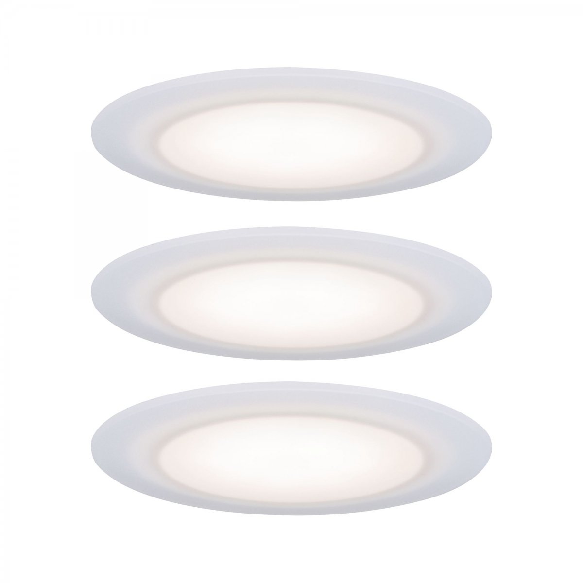 Paulmann No. 99940 Premium Einbauleuchten-Set Suon LED dimmbar 3x5W 2700K IP44
