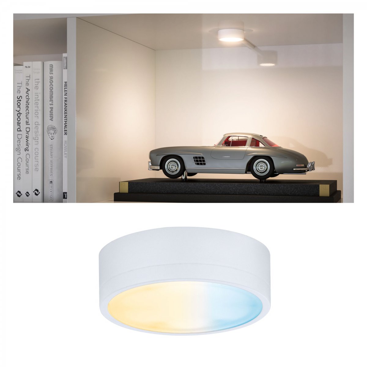Paulmann No. 99954 M�belleuchten Clever Connect Spot Medal Wei� 12V TunableWhite 