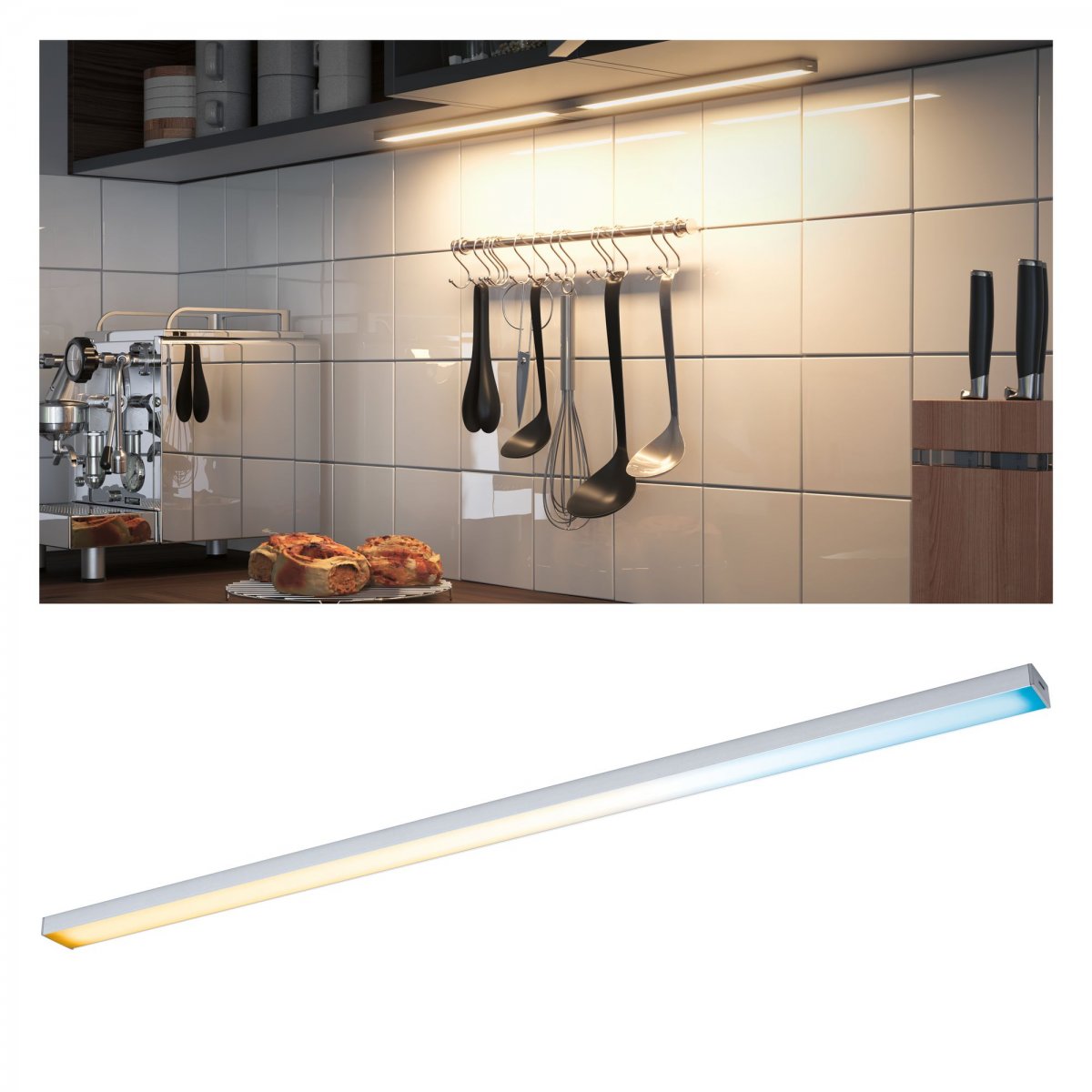 Paulmann No. 99969 M�belleuchten Clever Connect Spot Barre 55cm Chrom matt 12V TunableWhite 