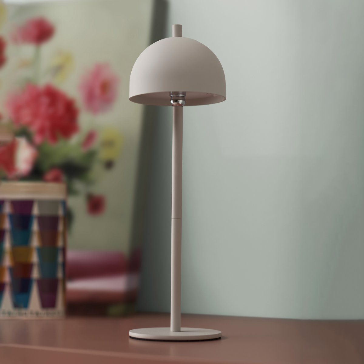 SCH�NER WOHNEN-Kollektion LED AKKU-Tischleuchte BELLIS, sandfarben, dimmbar