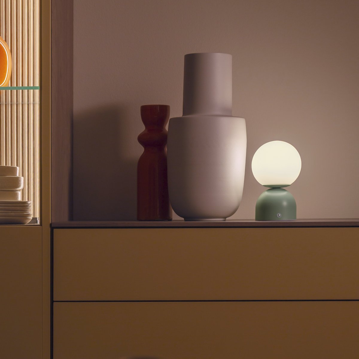 SCH�NER WOHNEN-Kollektion LED AKKU-Tischleuchte RUDI, Fr�hlingserwachen, dimmbar